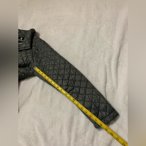 Kyodan Outdoor Men's Active Quilted Jacket Gray Pockets Size XXL - Picture 9 of 10